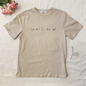 Tan Impress No One Graphic Tee